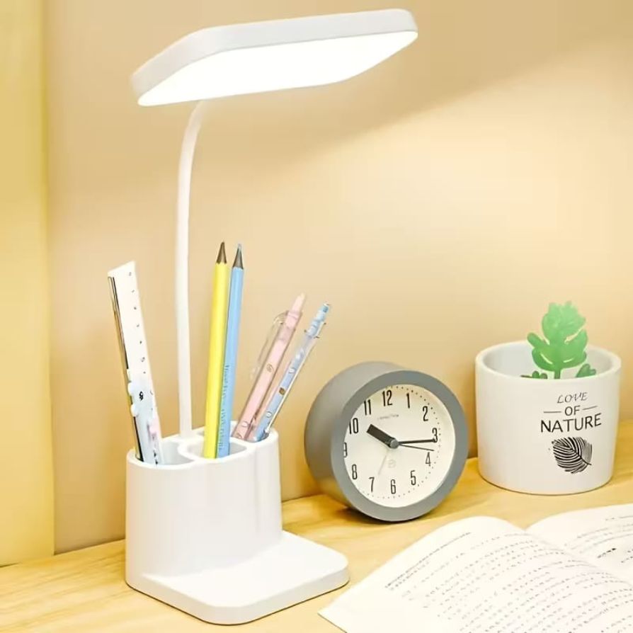 Multi-Functional LED Desk Lamp with Pen Holder 📚💡