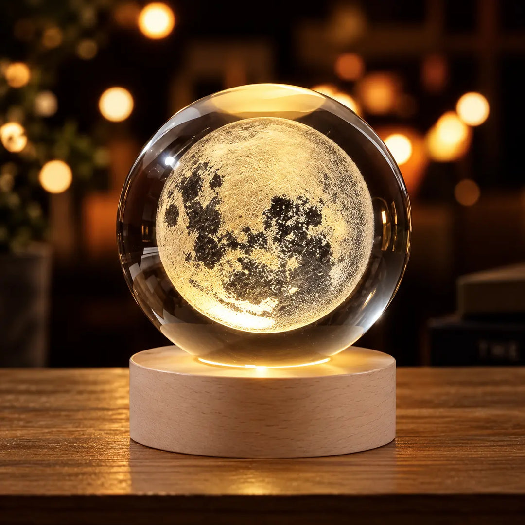 Crystal ball lamp